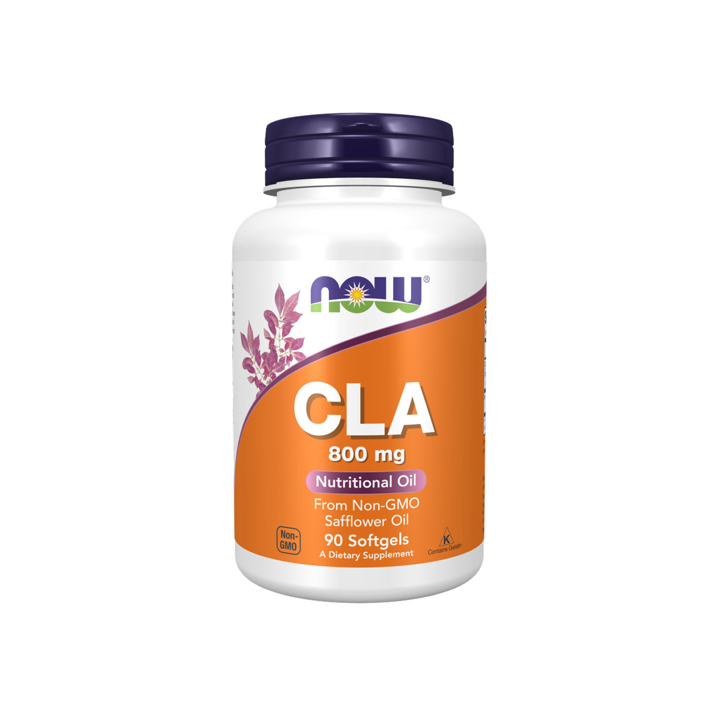 NOW Foods CLA Ácido linoleico conjugado 800 mg 90 cápsulas blandas