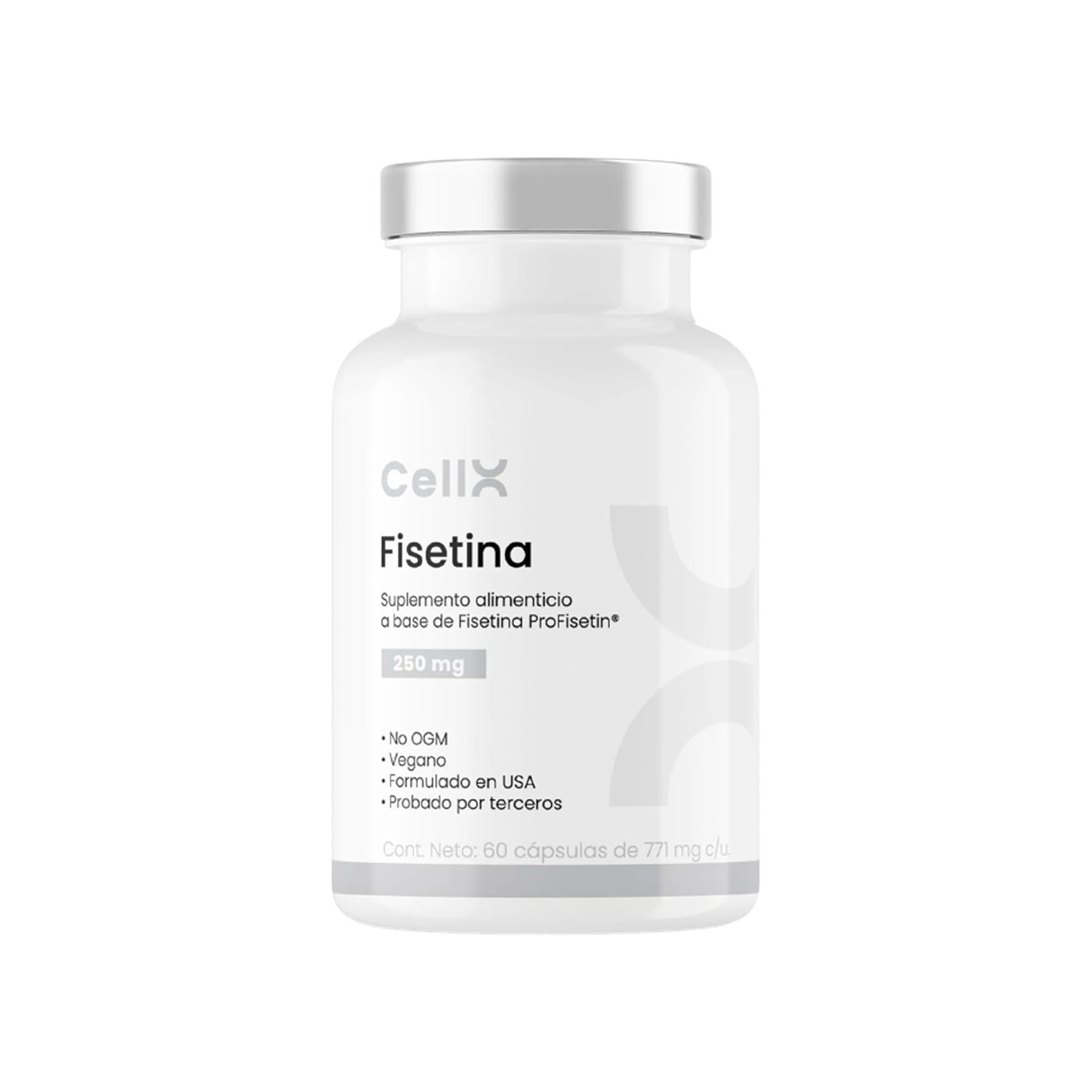 CellX Fisetina 250 mg, 60 cápsulas