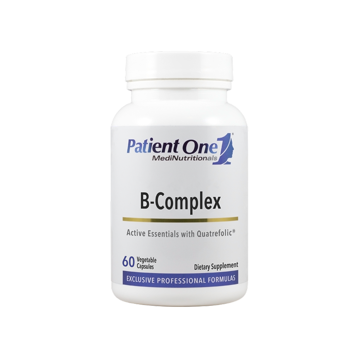 B-Complex with Quatrefolic Patient One Formulas 60 cápsulas