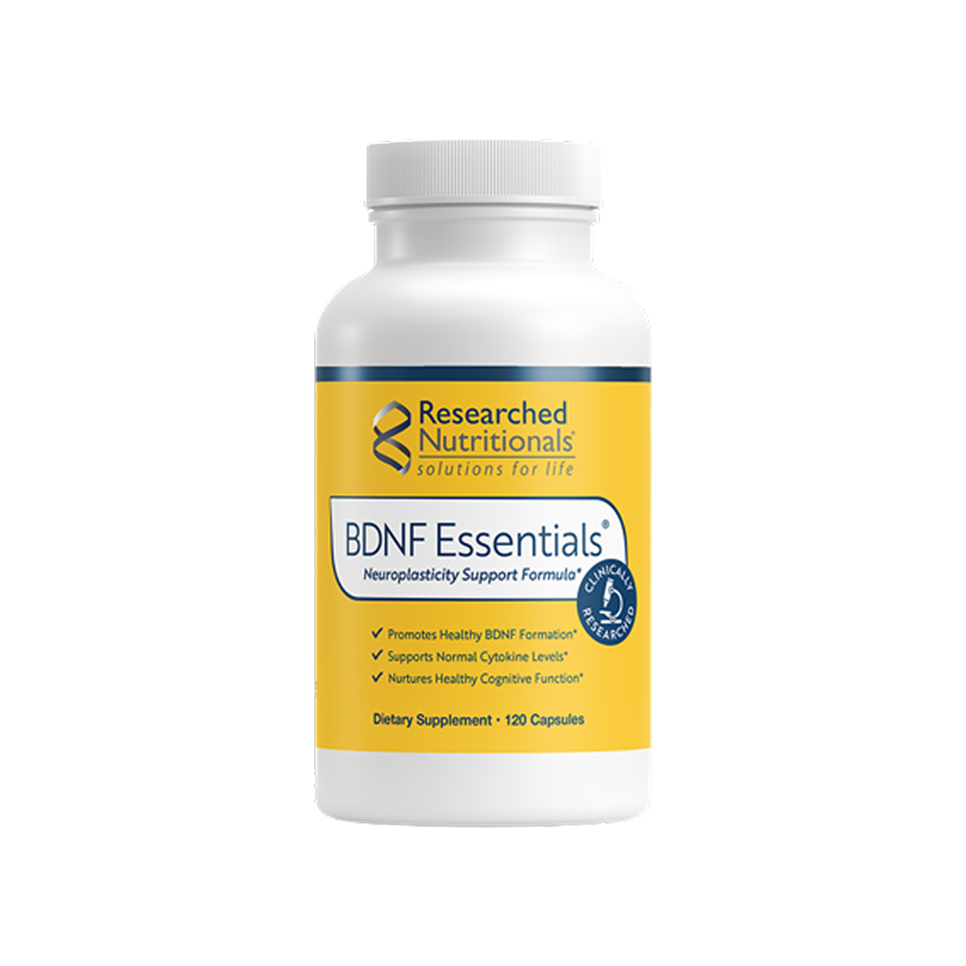BDNF Essentials Researched Nutritionals 120 cápsulas