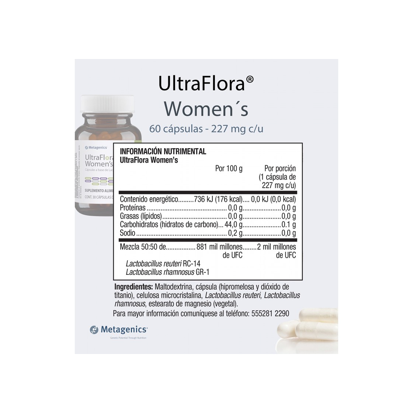 Metagenics UltraFlora Women's 30 cápsulas