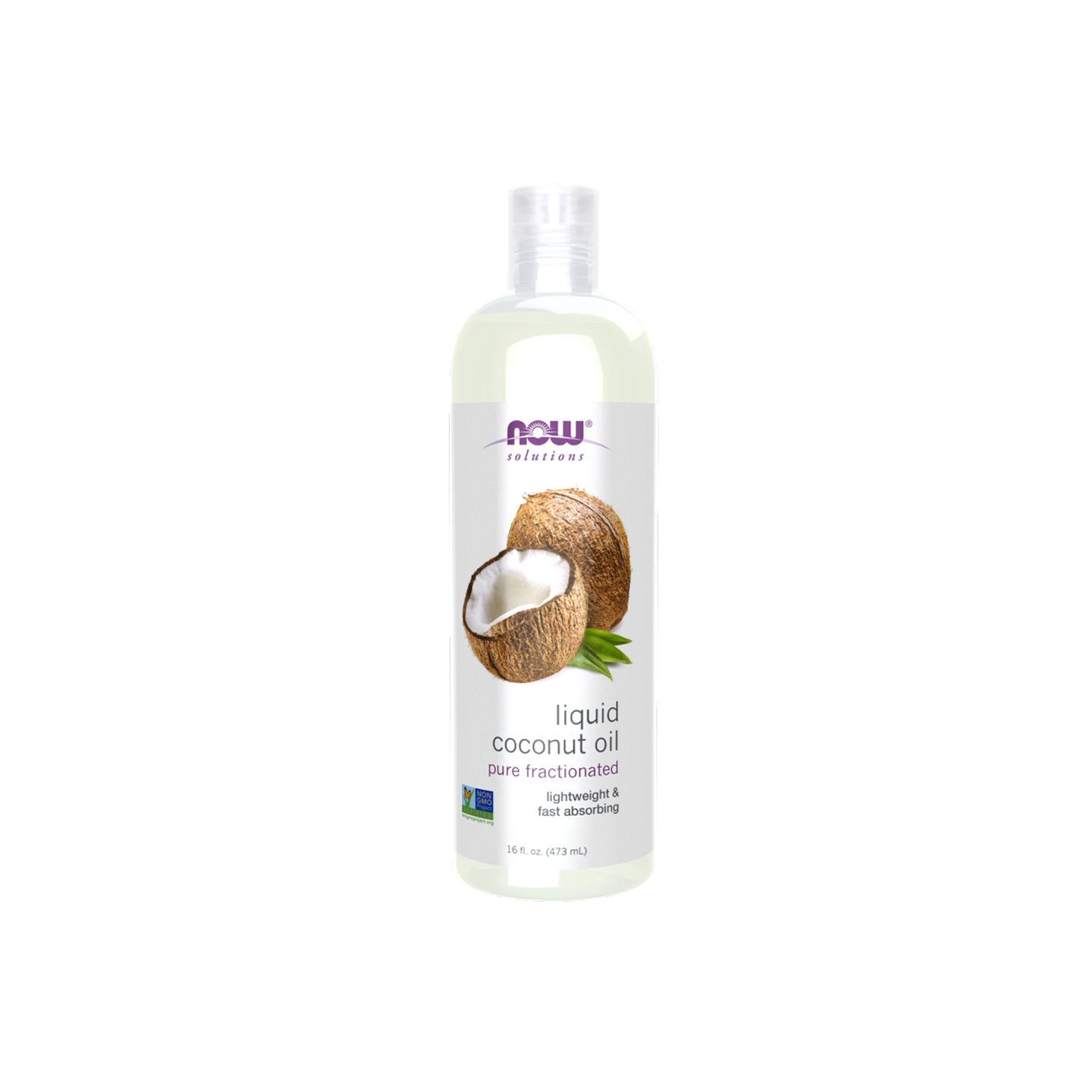 NOW Foods Aceite de coco líquido 16 FL OZ (473 ml)