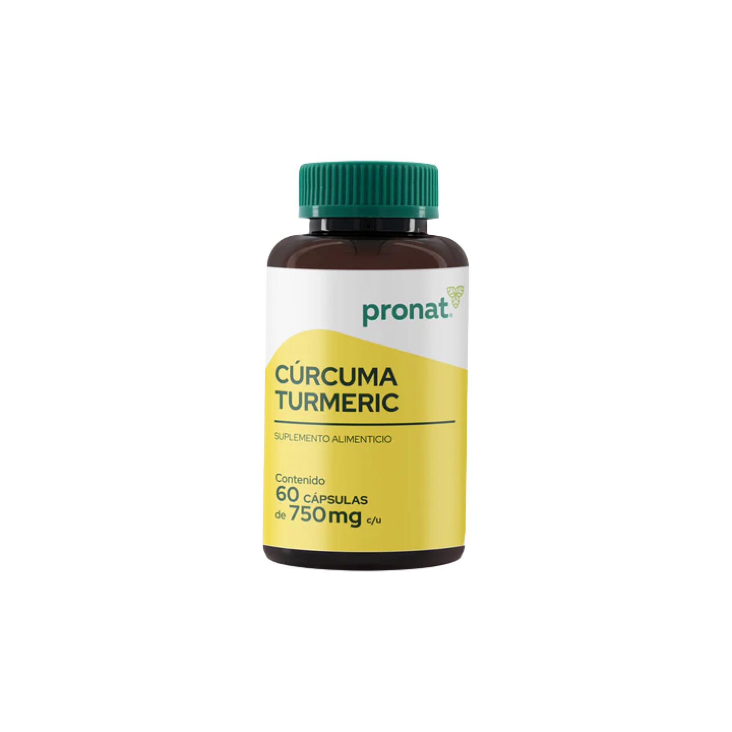 Pronat Cúrcuma Turmeric, 60 cápsulas
