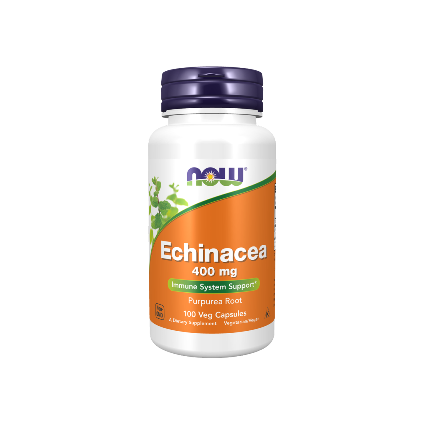 NOW Foods Echinacea 400 mg 100 cápsulas vegetales