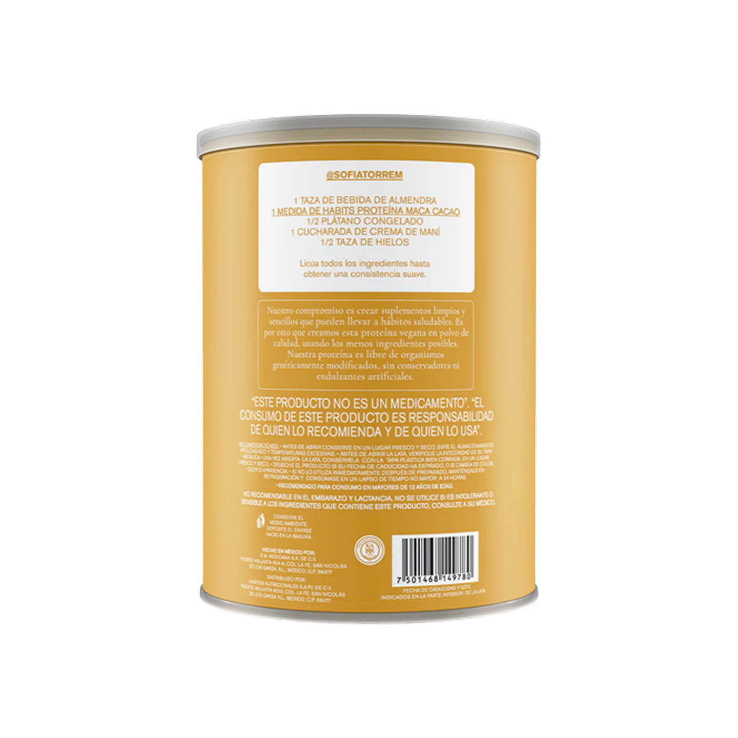 Habits Proteins Protein Probiotic Maca Cacao - 488g