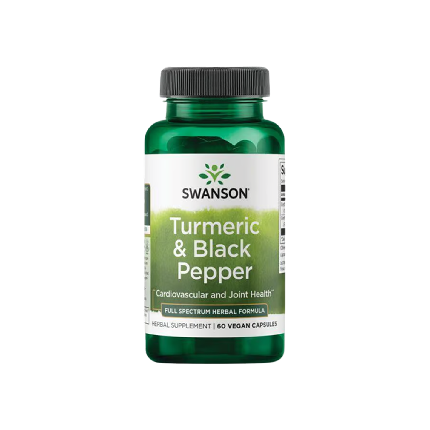 Swanson Premium Full Spectrum Turmeric & Black Pepper, 60 cápsulas vegetales