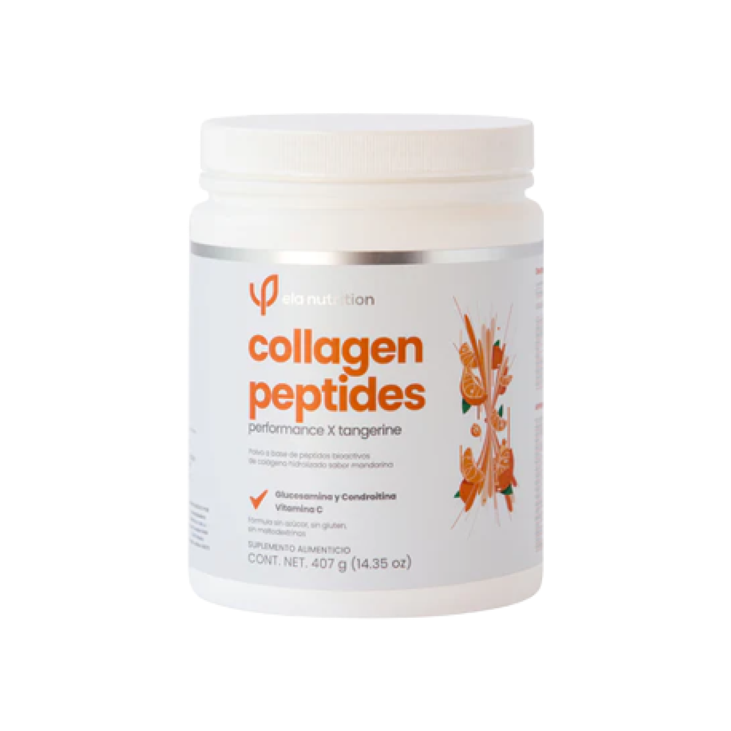 Ela Nutrition Performance x Tangerine, 407 gr