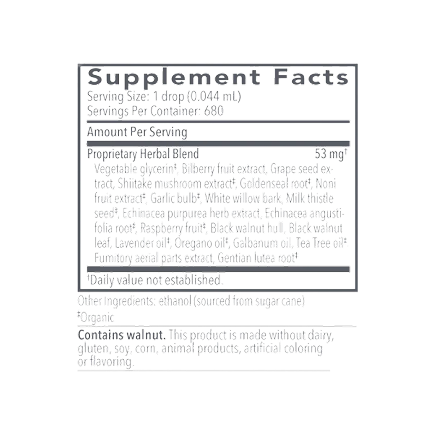 Biocidin Liquid Formula 1 oz – Broad-Spectrum Botanical Blend