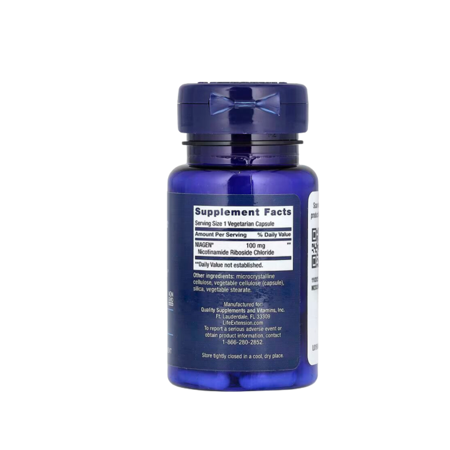 Regenerador celular NAD + 100 mg (30 vcaps)