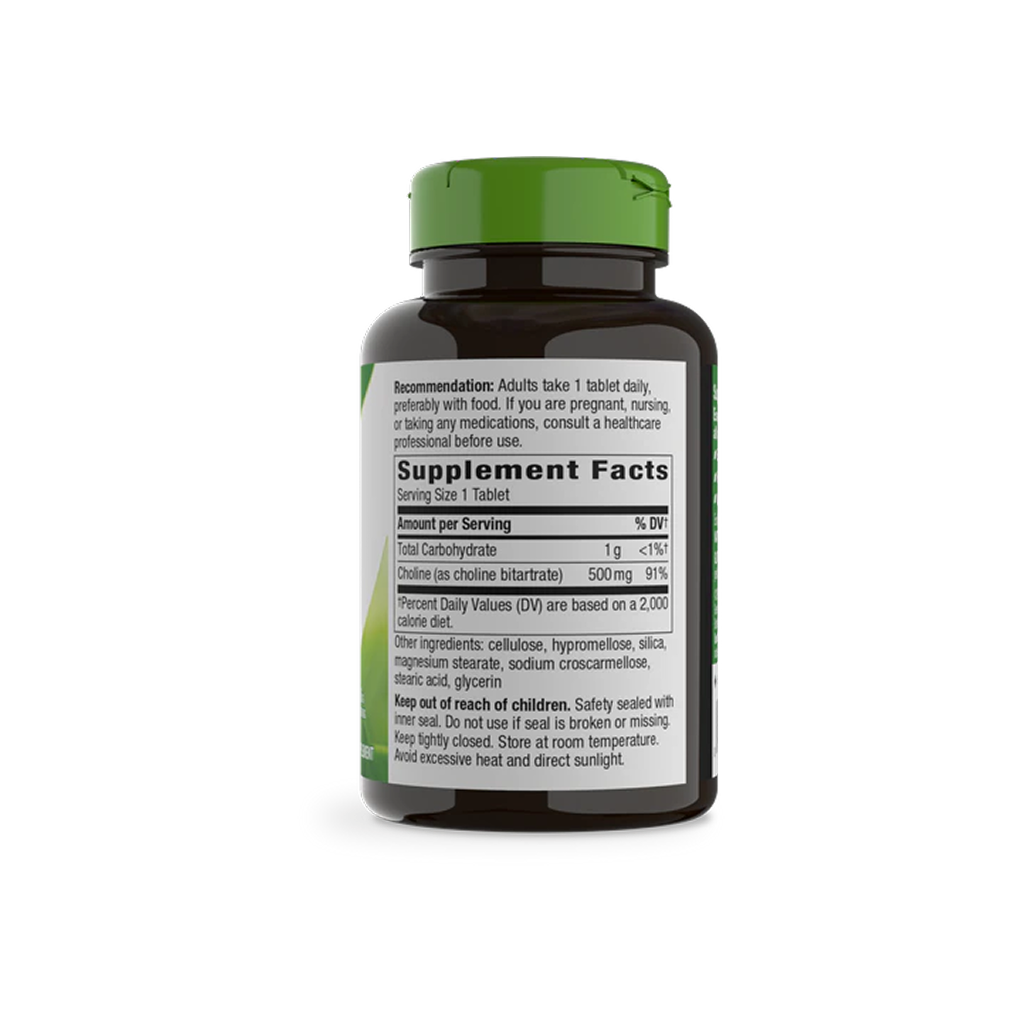 Nature's Way Colina 500 mg, 100 tabletas