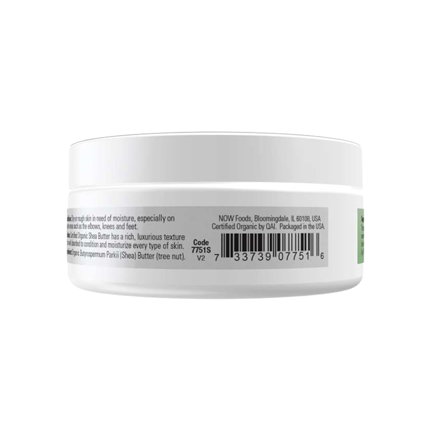 NOW Foods Manteca de Karité Orgánica Pura 3 fl oz (85 g)