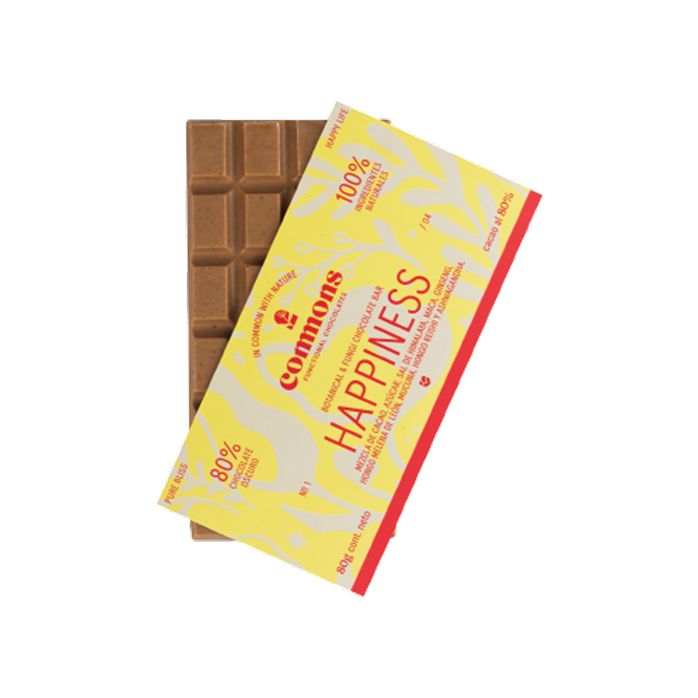 Commons Functional Chocolate Ánimo y Energía – 5 Pack (Chocolate Blanco)
