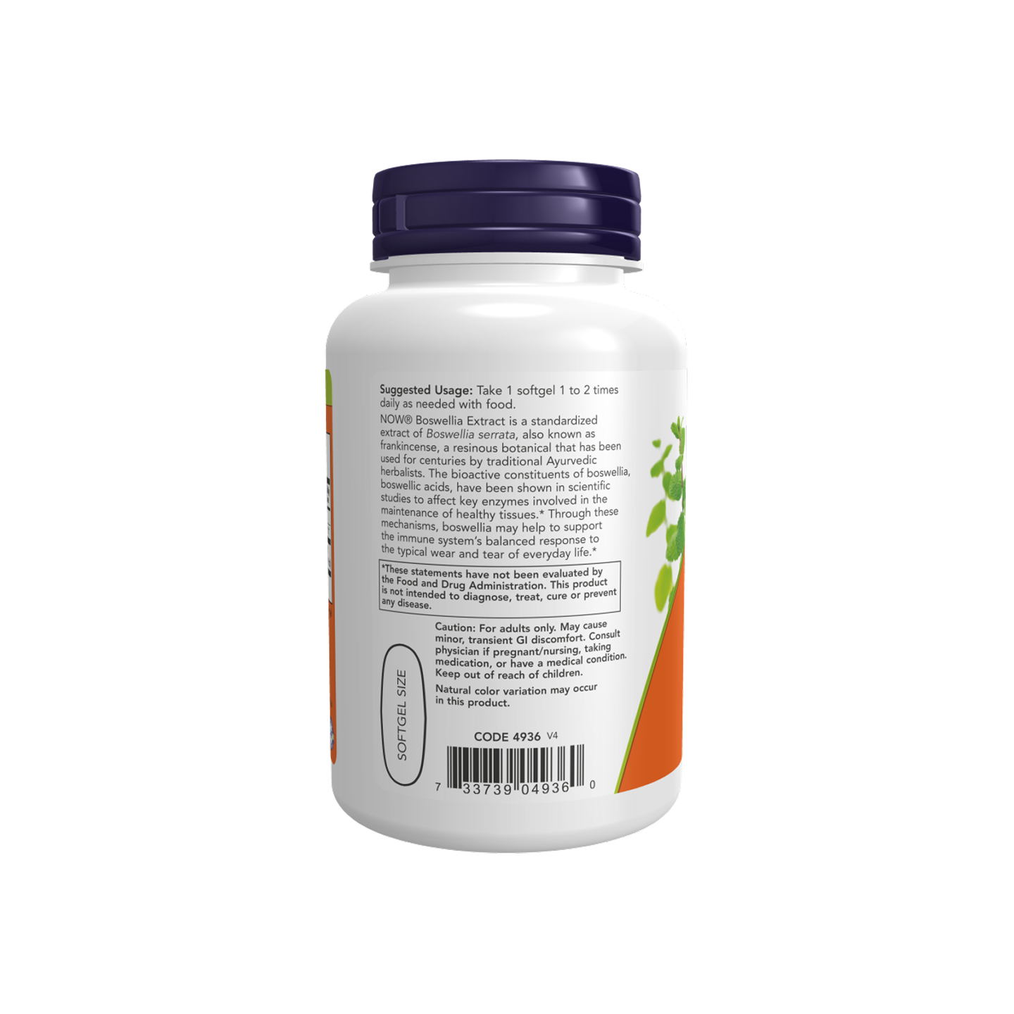 NOW Foods Extracto de Boswellia 500 mg Cápsulas blandas 90