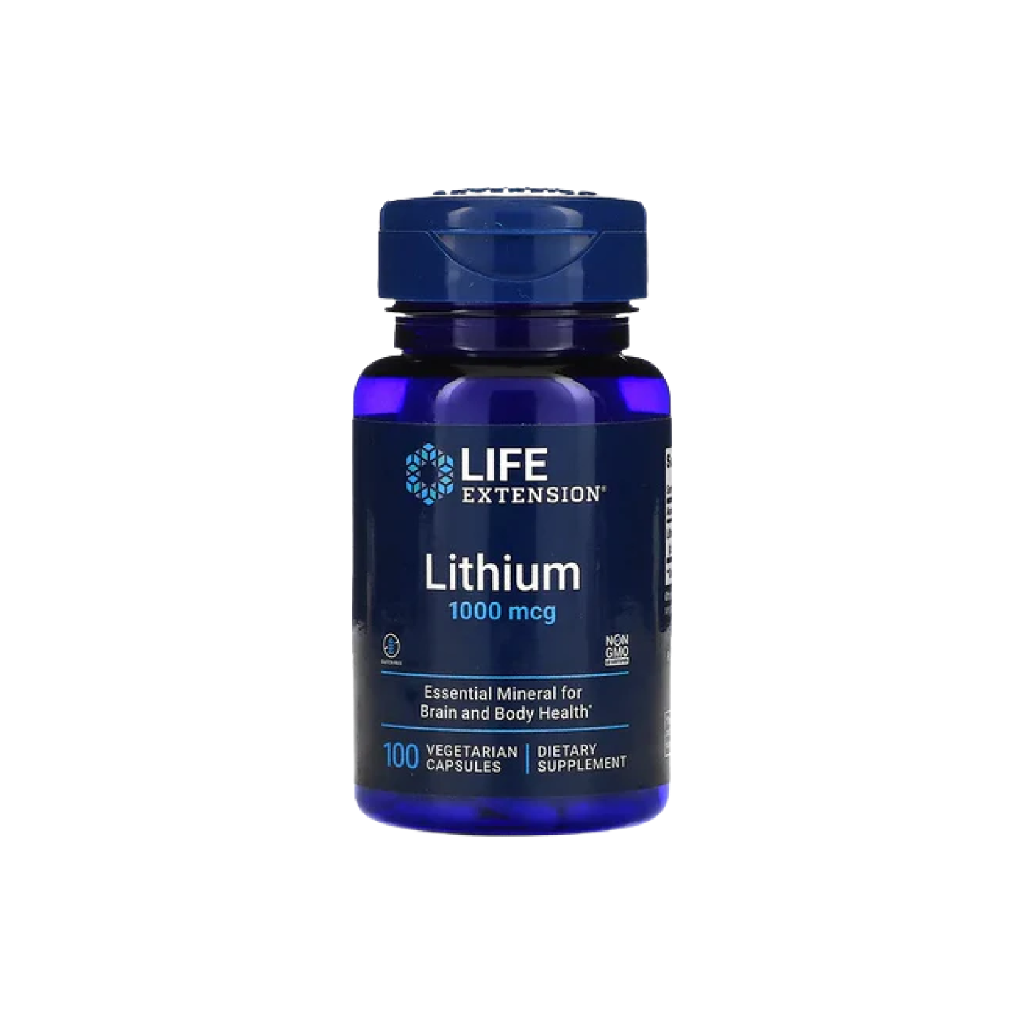 LITIO 1000 MCG (100 VEG CAPS), LIFE EXTENSION