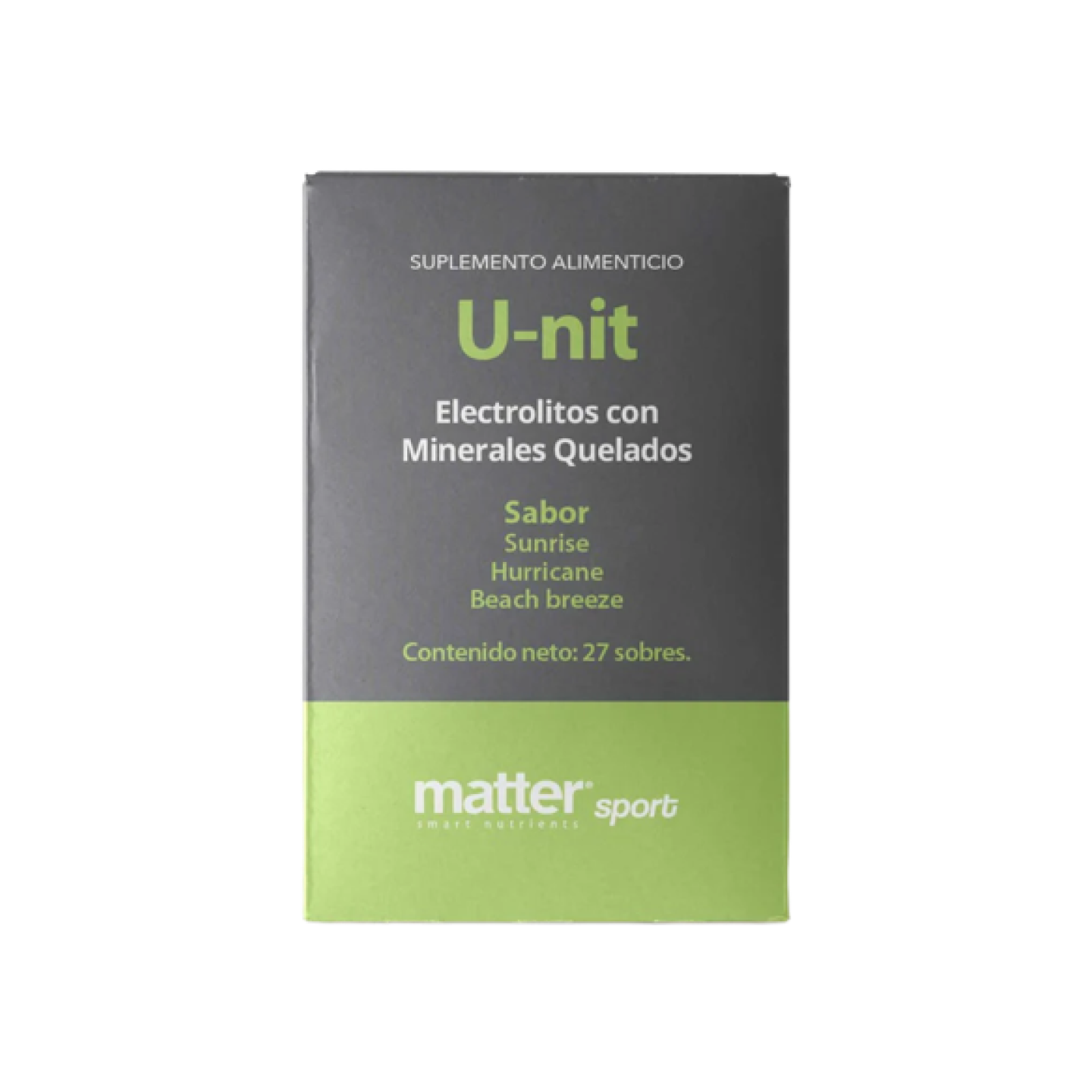 Matter U-nit | Electrolitos con minerales quelados