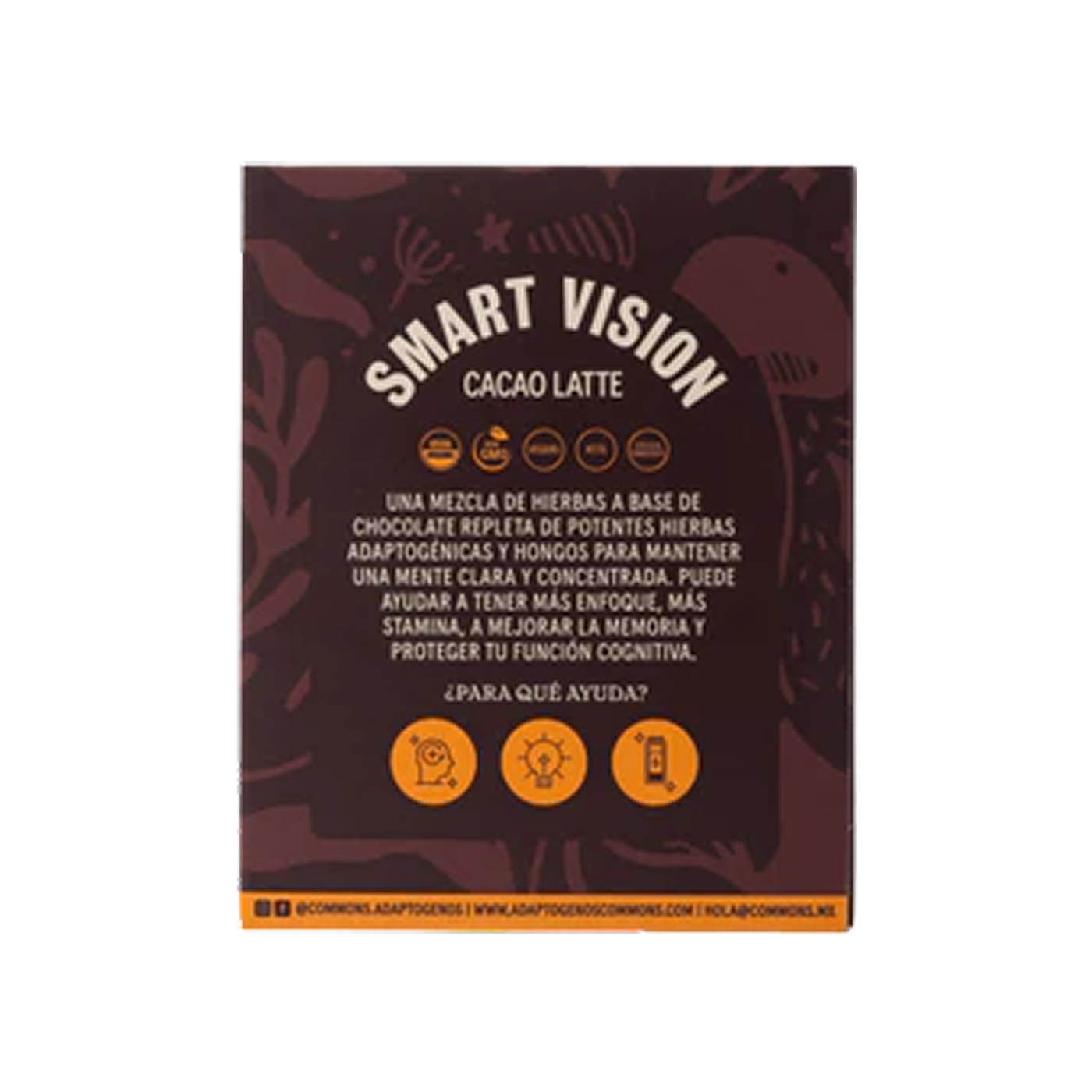 Commons Botanical Cacao Boost – Think & Perform (12 Sobres)
