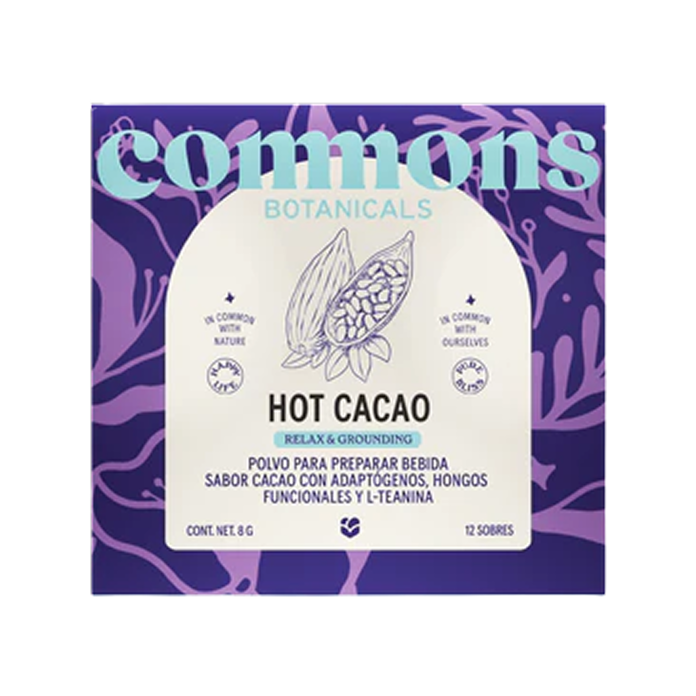 Commons Botanical Hot Cacao – Relajación & descanso (12 Sobres)