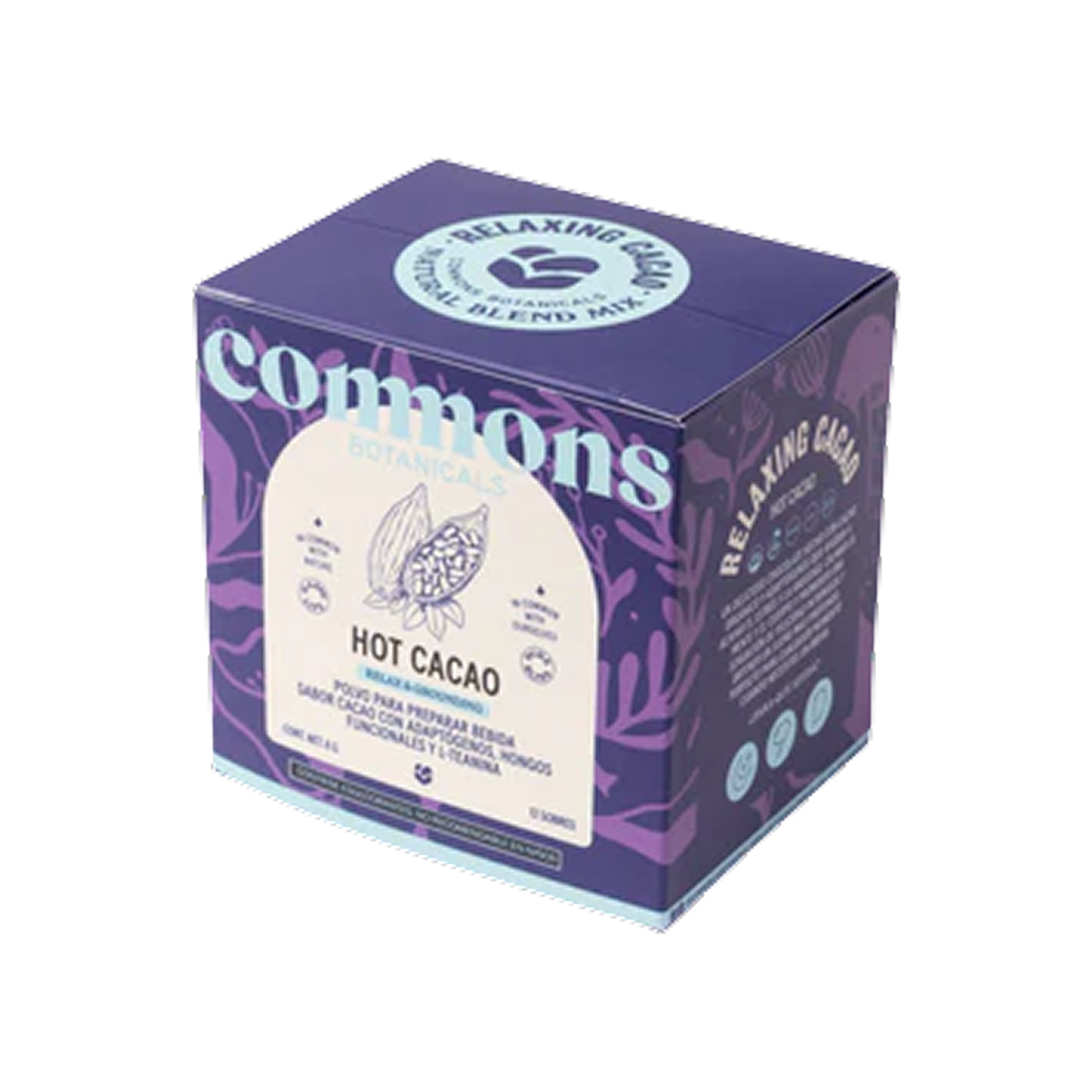 Commons Botanical Hot Cacao – Relajación & descanso (12 Sobres)