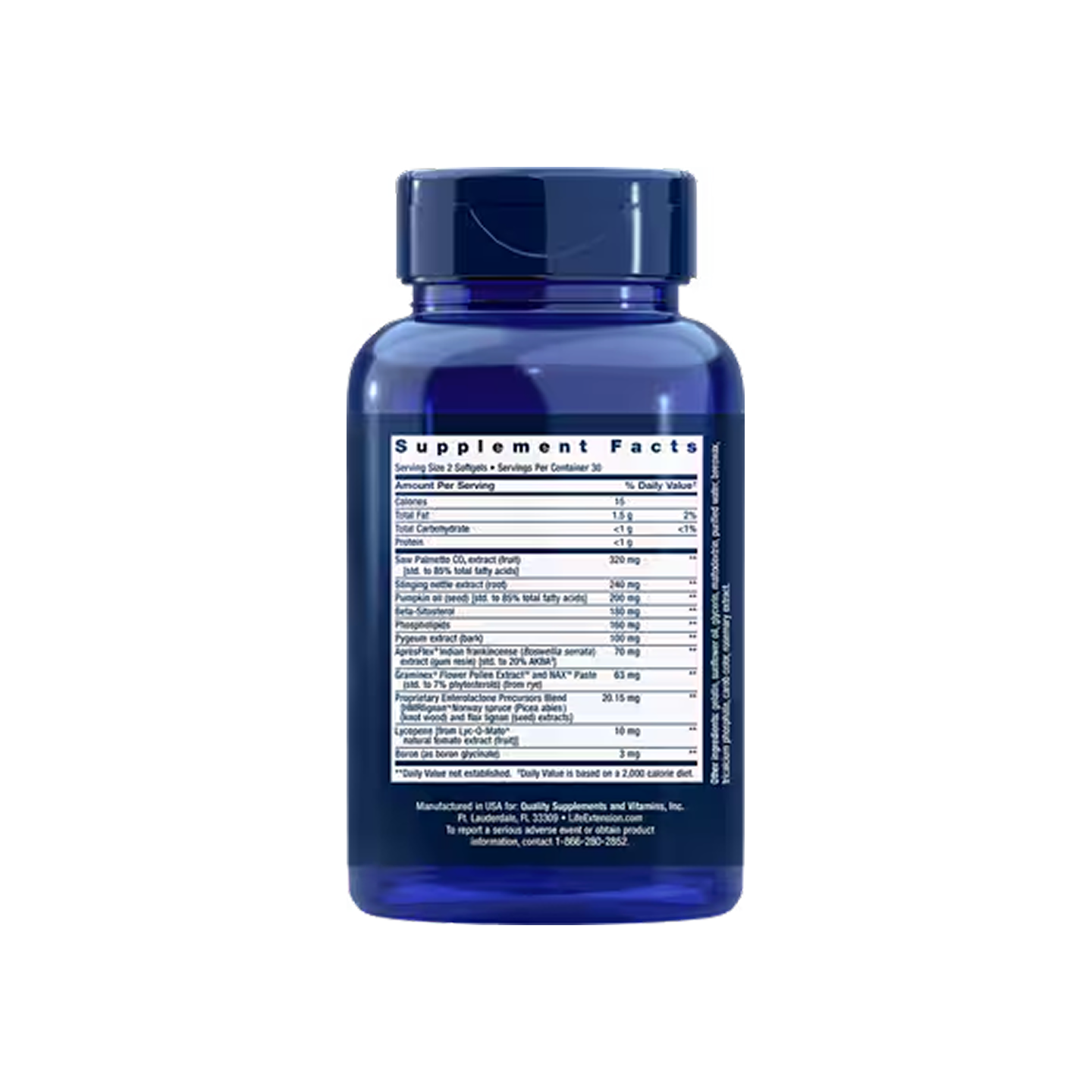 Life Extension Ultra Prostate Formula, 60 Softgels