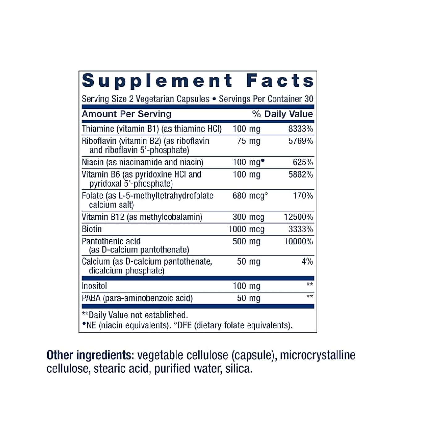 Life Extension Complejo B BioActive Complete, 60 cápsulas
