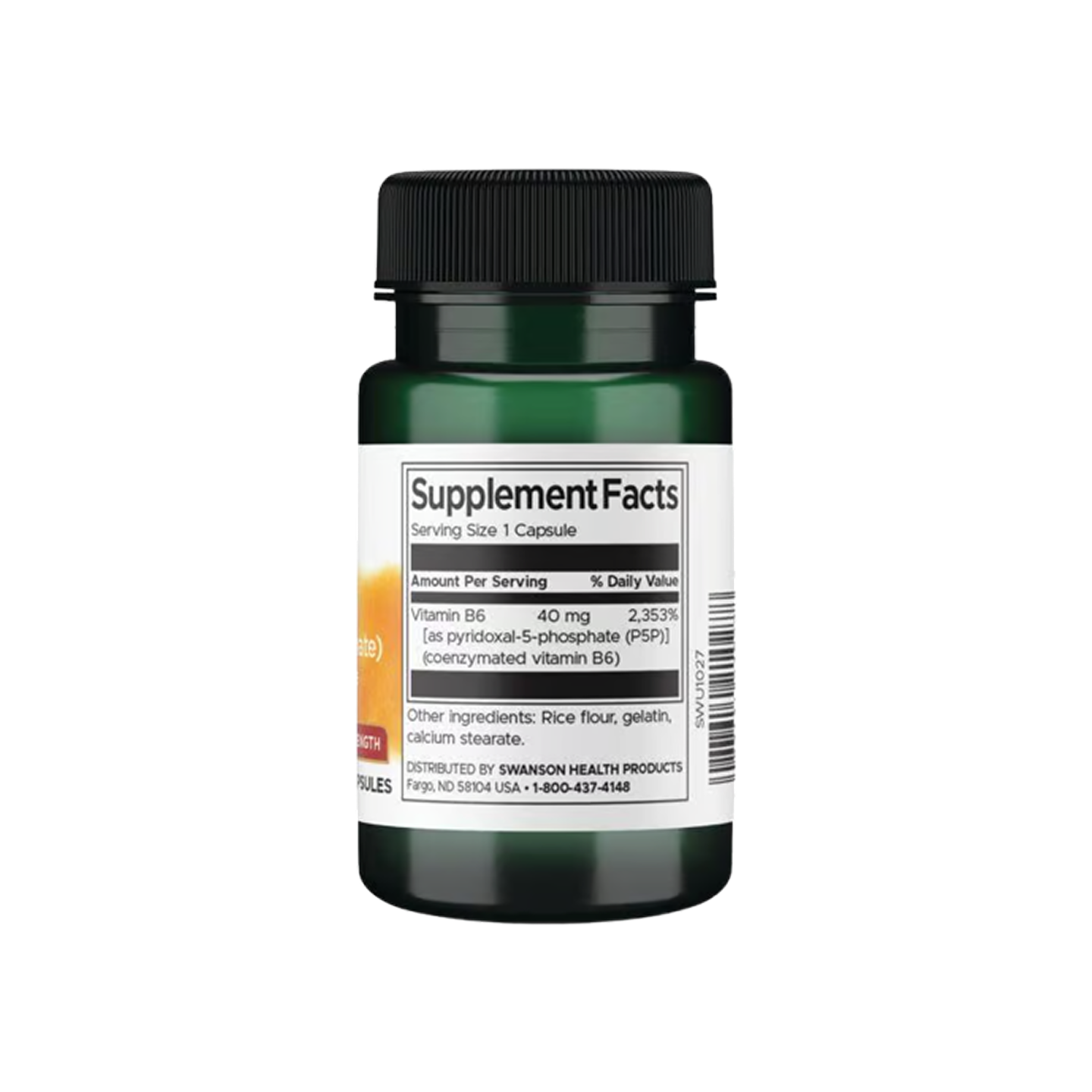 Swanson Ultra P-5-P Vitamina B6 40 mg, 60 cápsulas