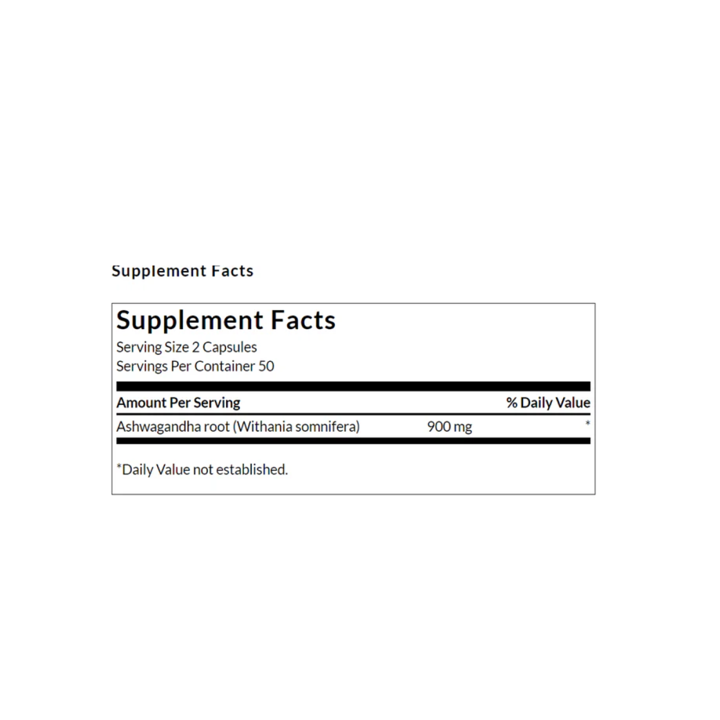 Ashwagandha 450 mg (100 caps) , Swanson