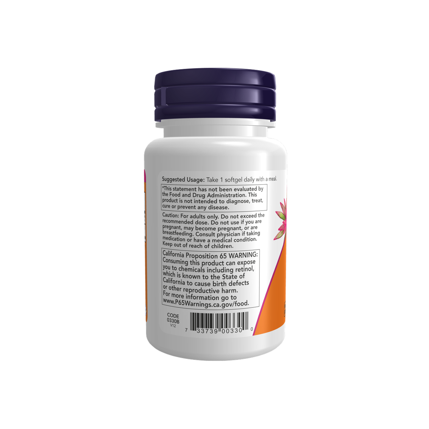 NOW Foods Vitamin A 10,000 IU, 100 Softgels