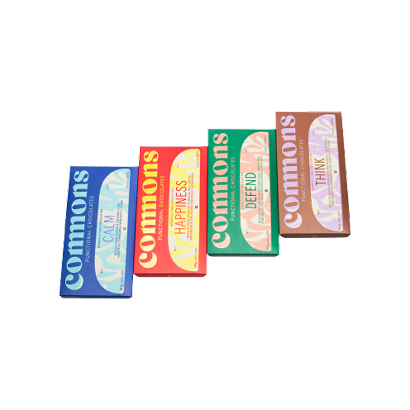 Commons Functional Chocolates Mix (4 Pack) – Adaptógenos y Hongos