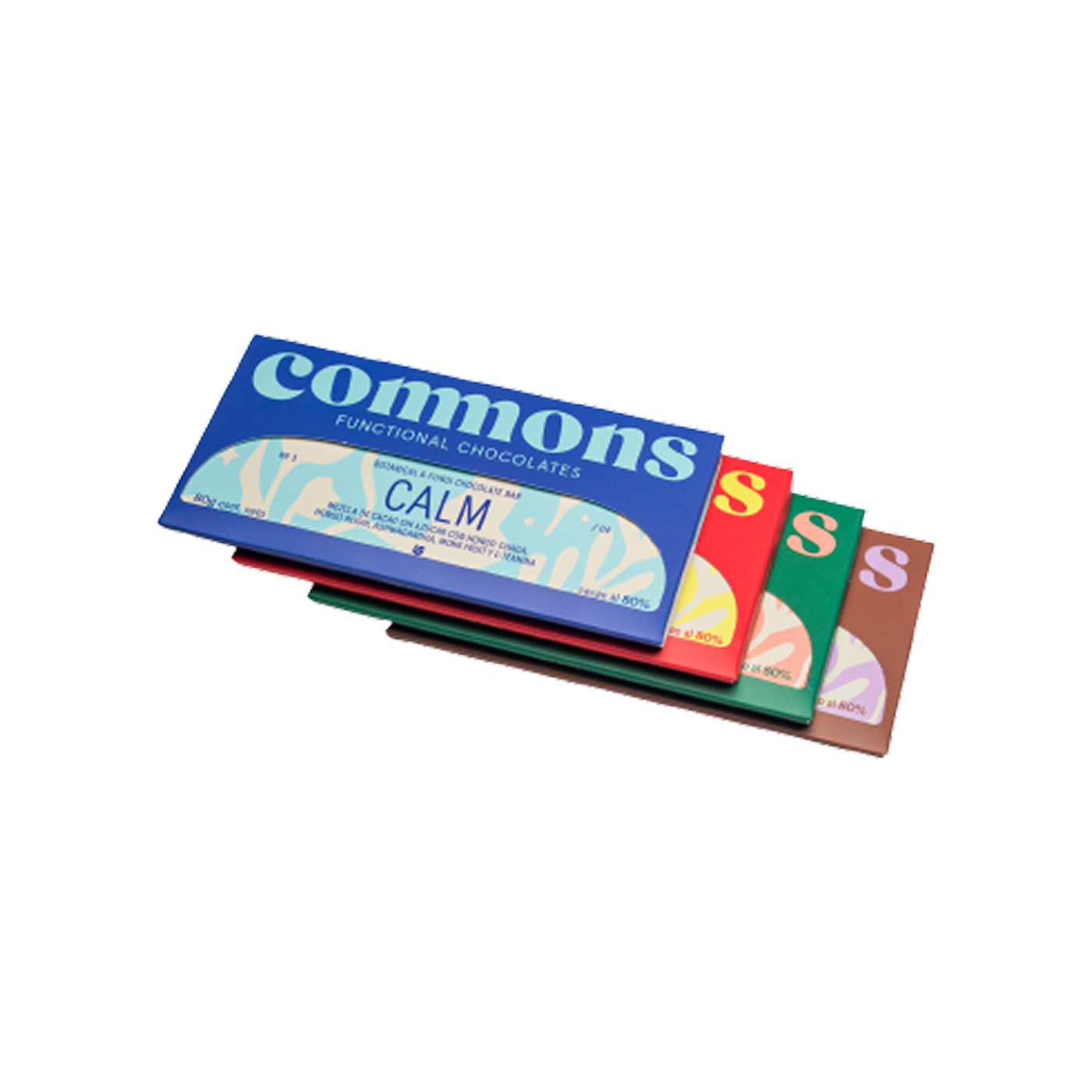 Commons Functional Chocolates Mix (4 Pack) – Adaptógenos y Hongos
