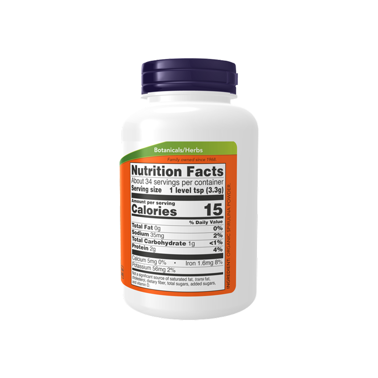 NOW Foods Espirulina Orgánica en Polvo 4 oz (113 g)