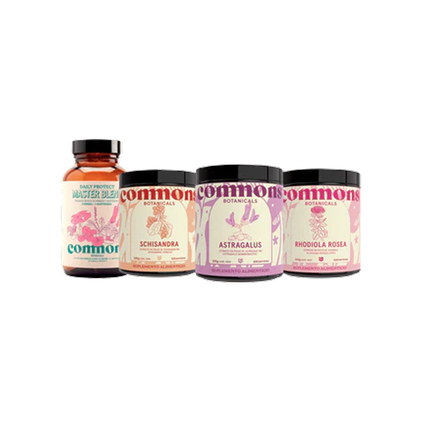 Commons Botanicals Kit Vitalidad – Energía, Equilibrio y Bienestar