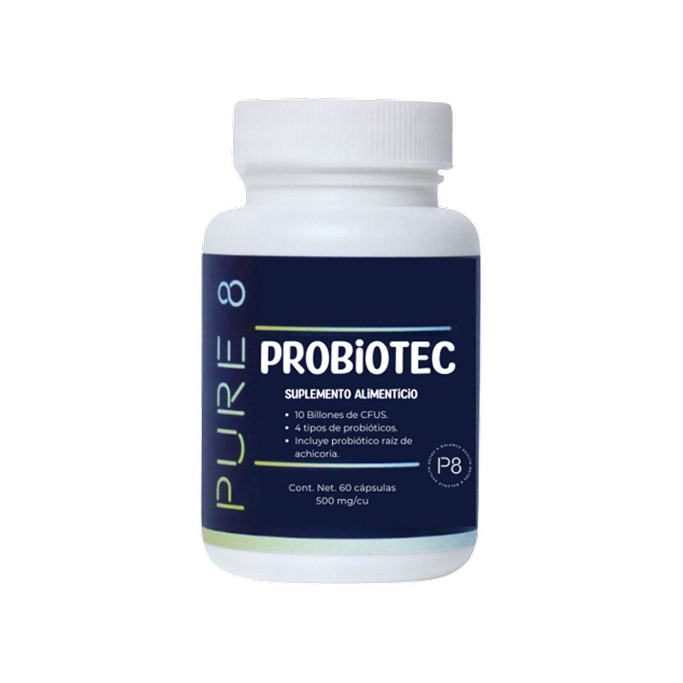 Pure8 Probiotec Probióticos 60 cápsulas