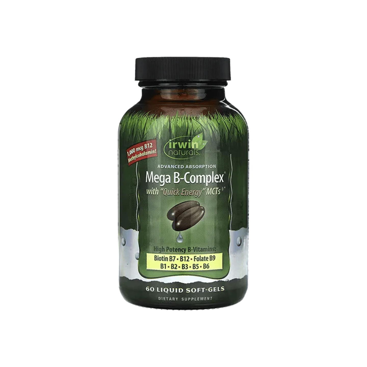 Irwin Naturals Advanced Absorption Mega B Complex 60 cápsulas