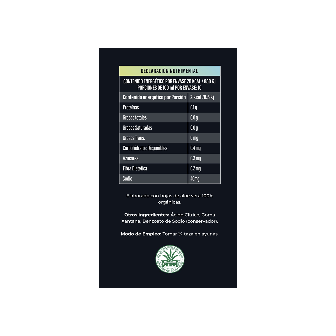 Pure8 Aloe Vera 1 L