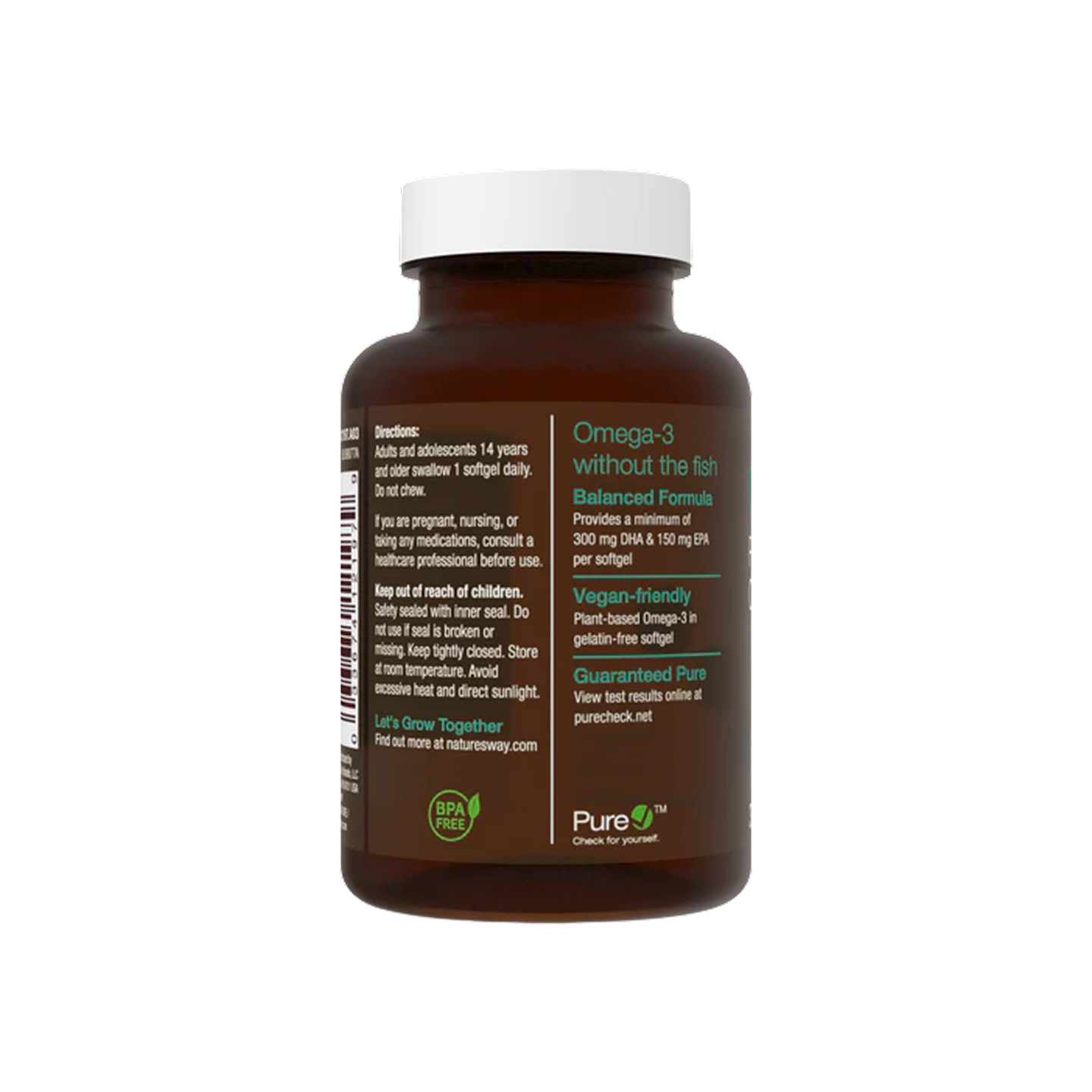 Nature's Way NutraVege Omega-3 Plant 30 Softgels