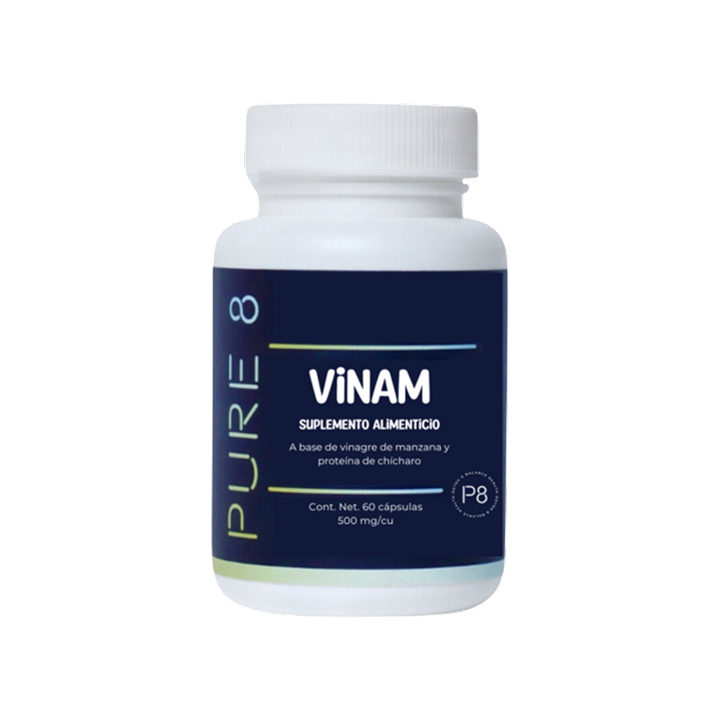 PURE 8 VINAM, 60 cápsulas