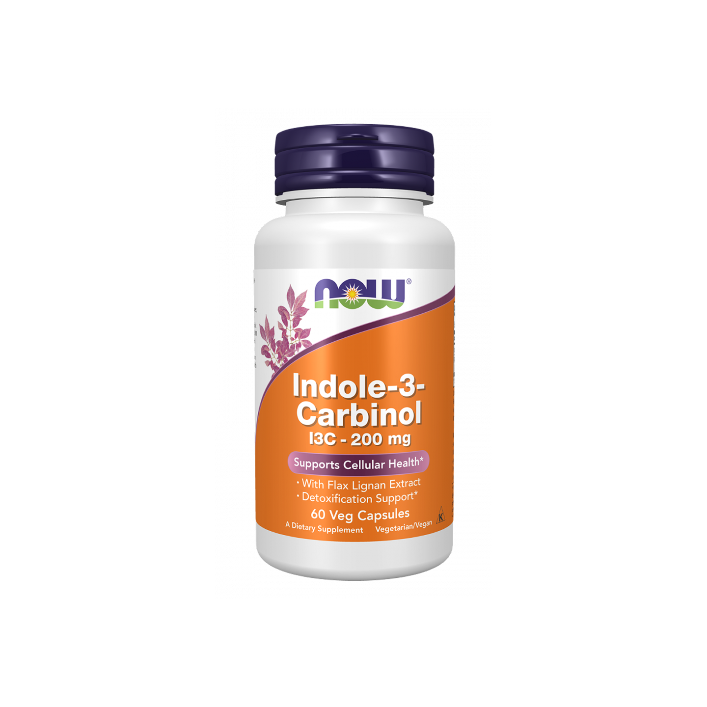 NOW Foods Indole-3-Carbinol (I3C) 200 mg Cápsulas Vegetales