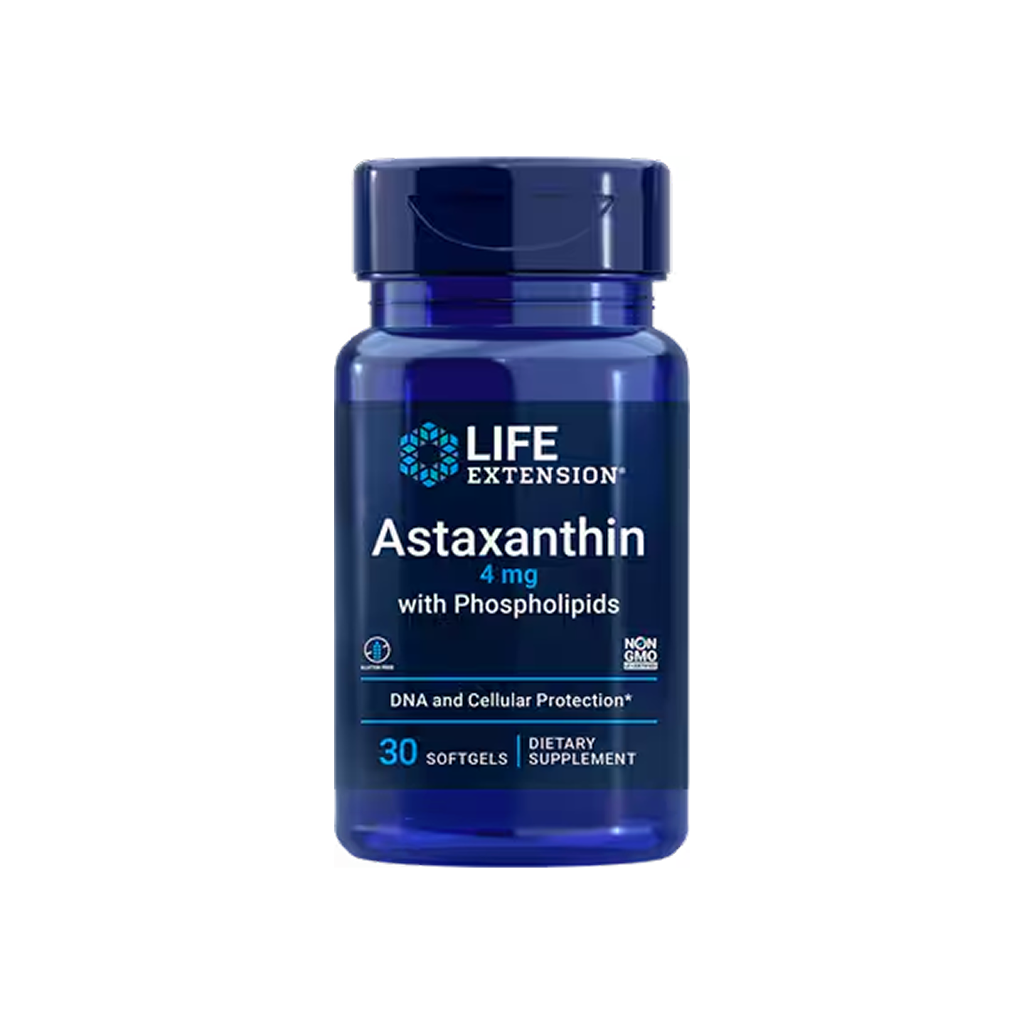 Life Extension Astaxanthin 4 mg con Fosfolípidos, 30 Softgels