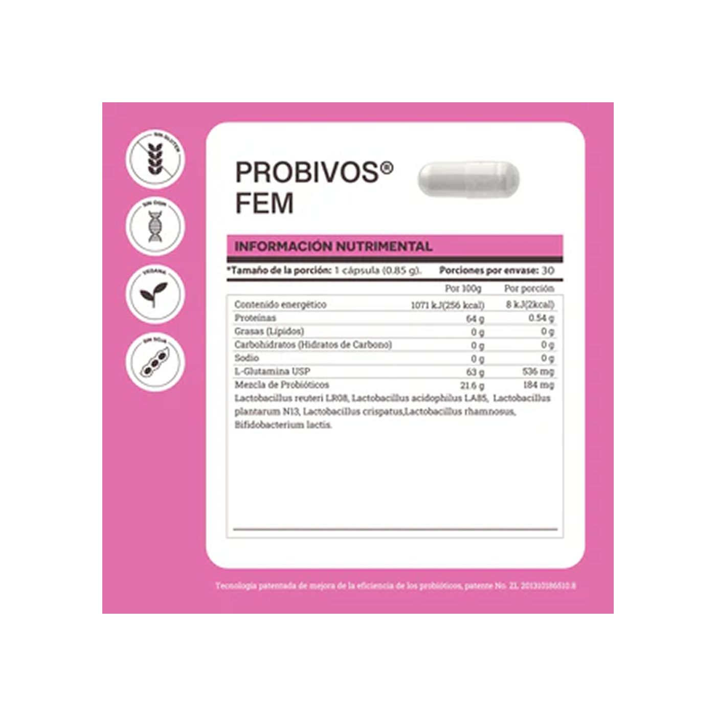 Matter PROBIVOS FEM, 30 cápsulas