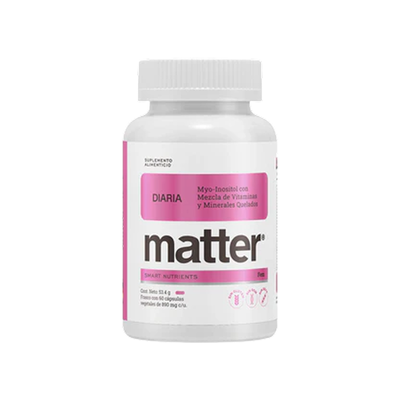 Matter DIARIA FEM, 60 cápsulas