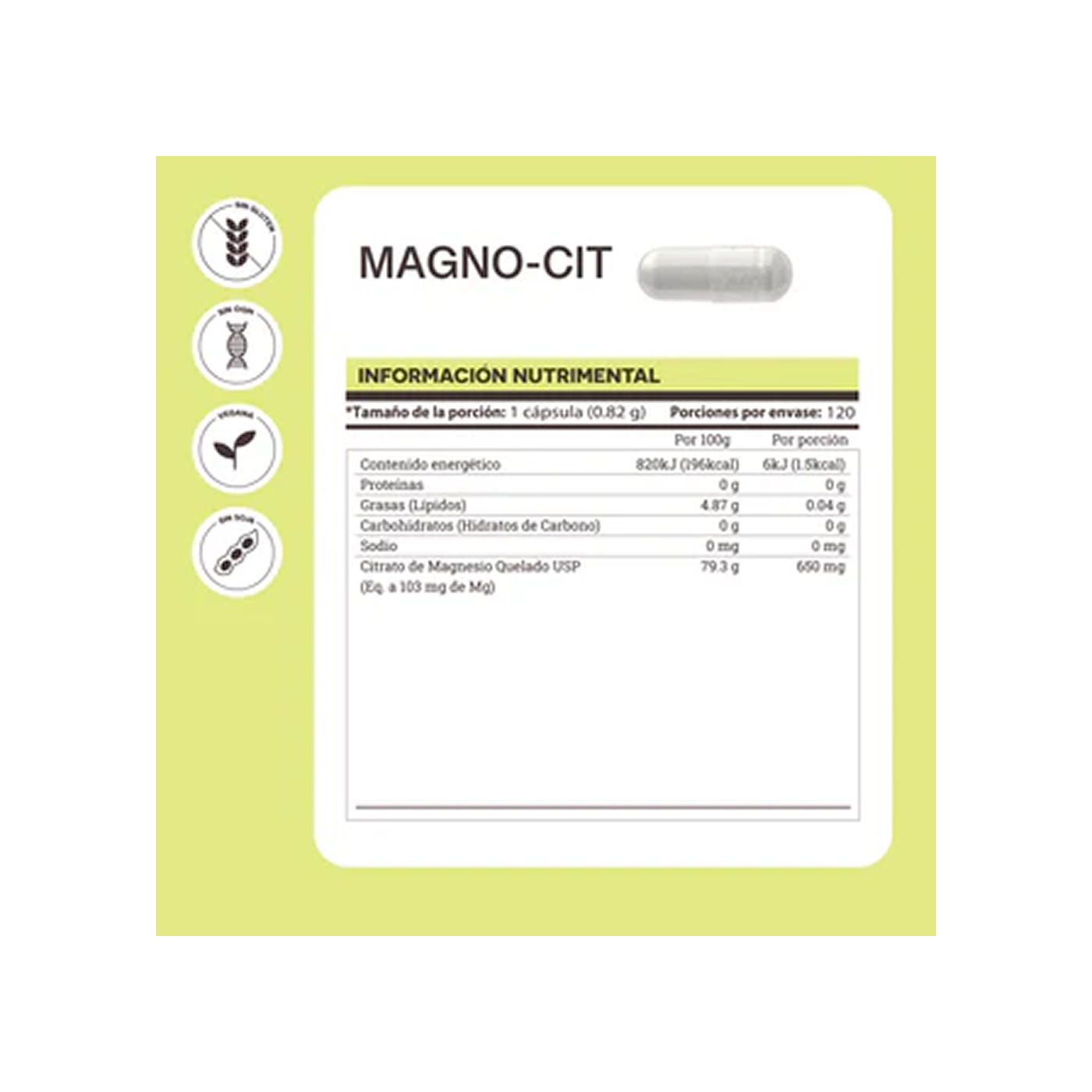 Matter MAGNO-CIT, 120 cápsulas