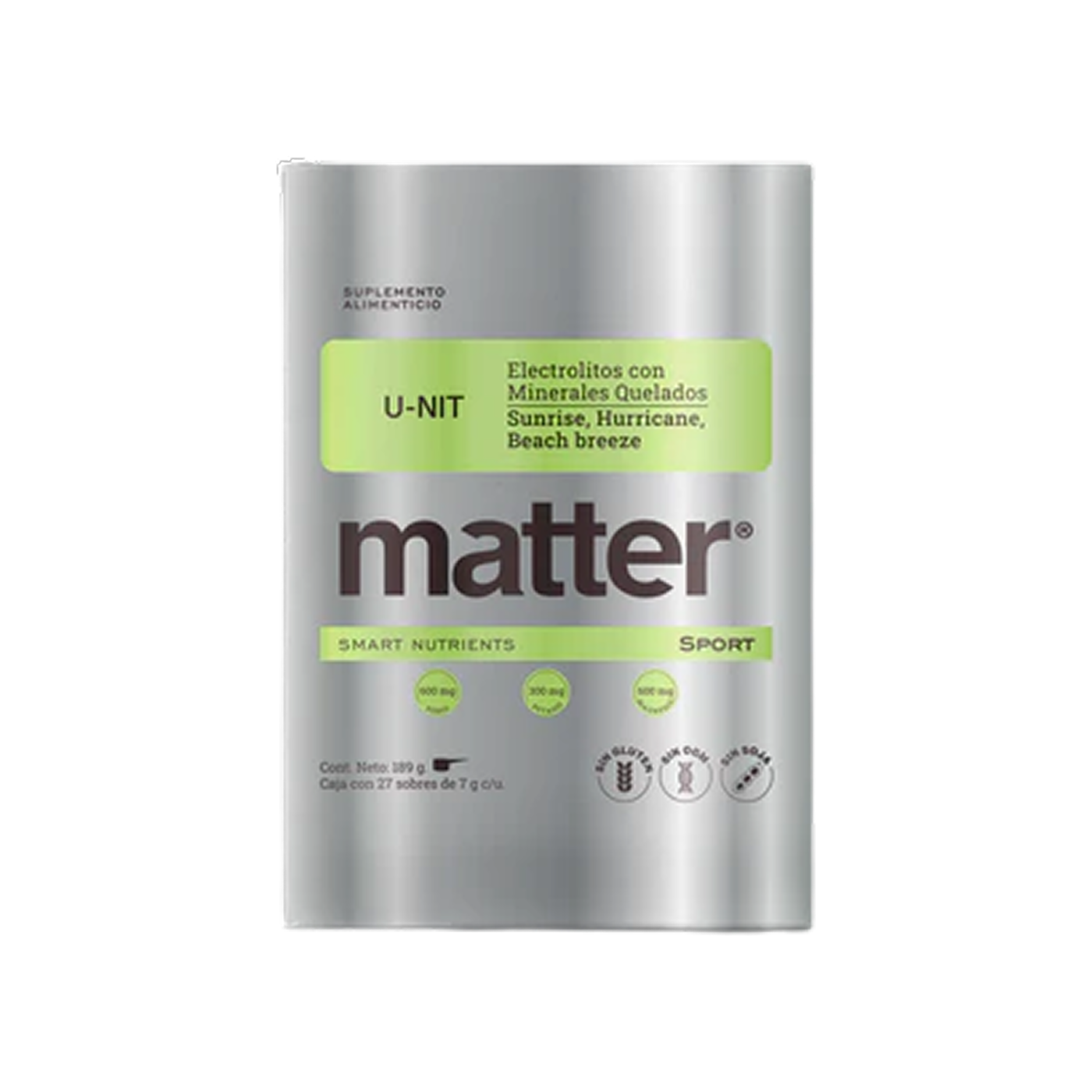 Matter U-NIT, 27 sobres de 7 g