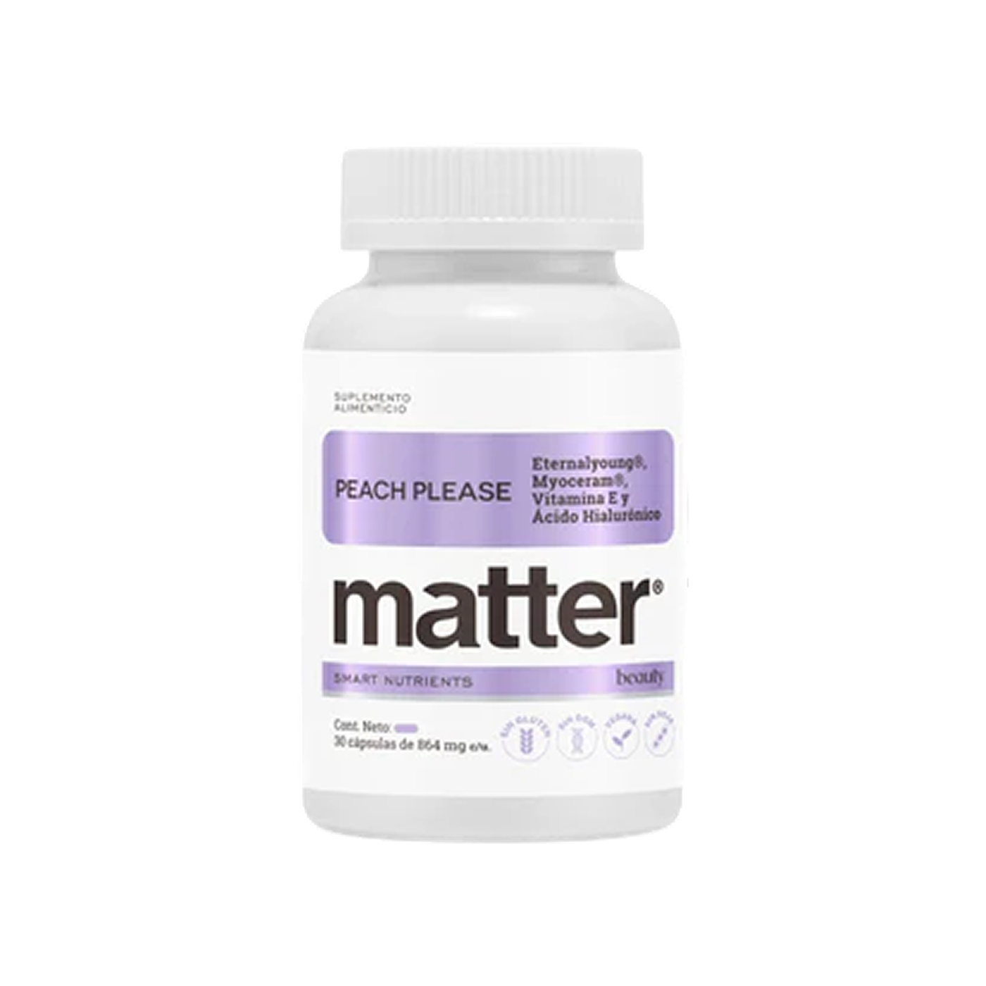 Matter PEACH PLEASE, 30 cápsulas