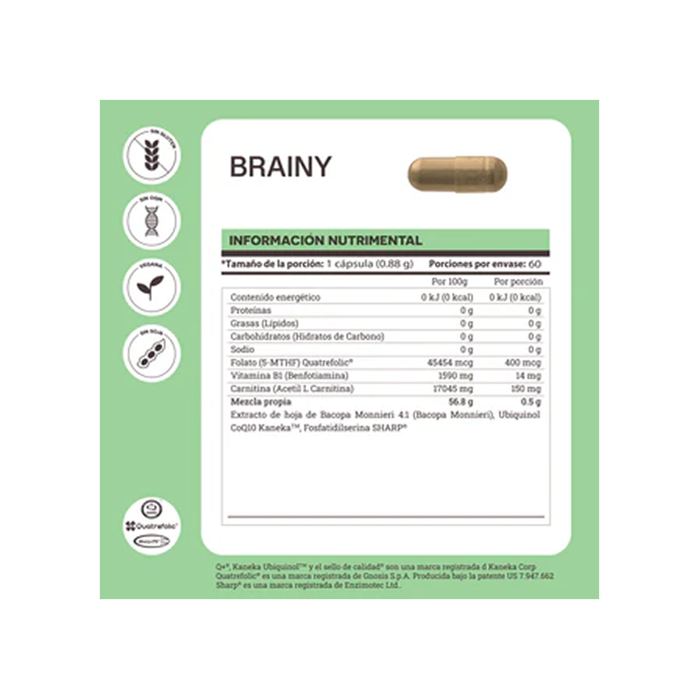 Matter BRAINY, 60 cápsulas