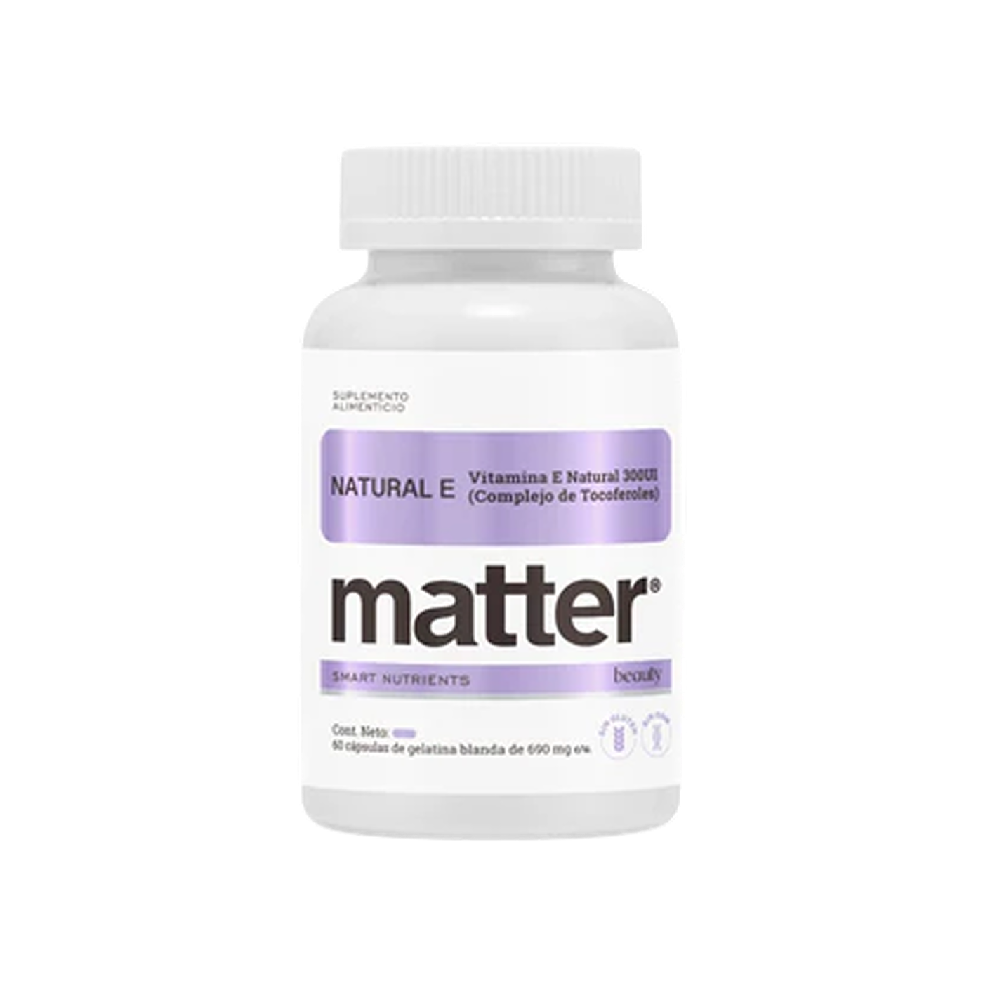 Matter NATURAL E, 60 cápsulas