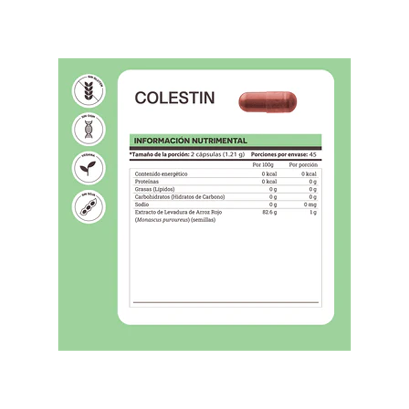 Matter COLESTIN, 90 cápsulas