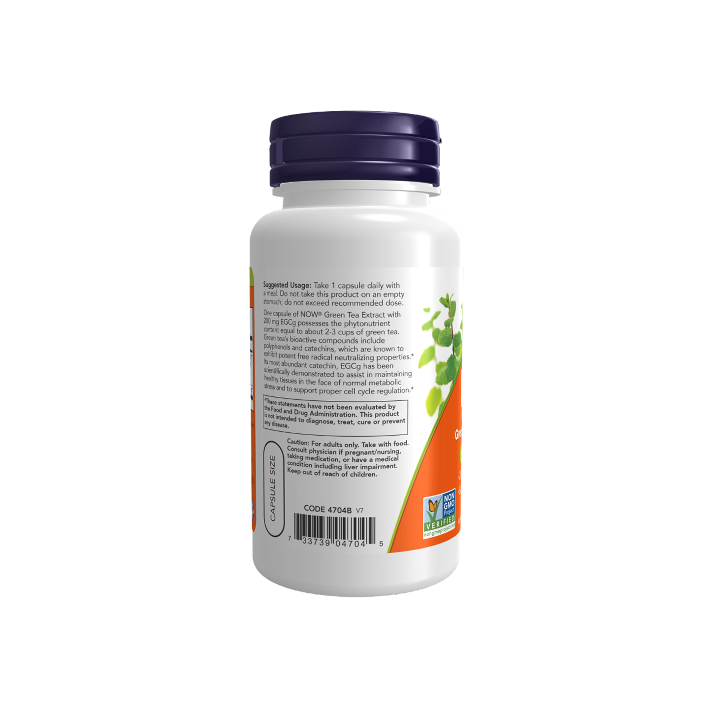 NOW Foods EGCG Green Tea Extract, 400 mg, 60 cápsulas vegetales