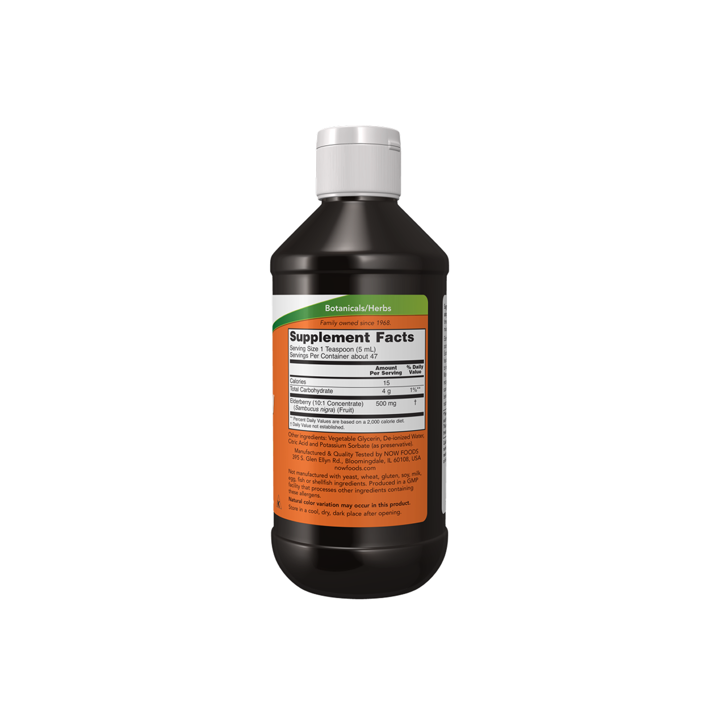 NOW Foods Elderberry para Adultos 8 fl oz (237 ml)