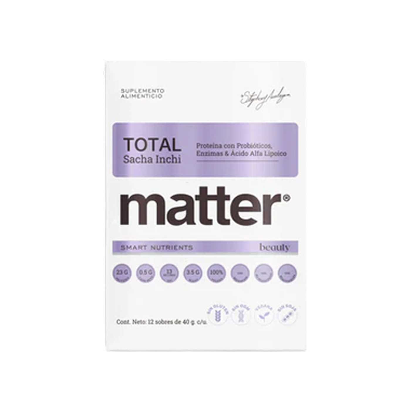 Matter TOTAL Sacha Inchi Beauty, 12 sobres de 40 g
