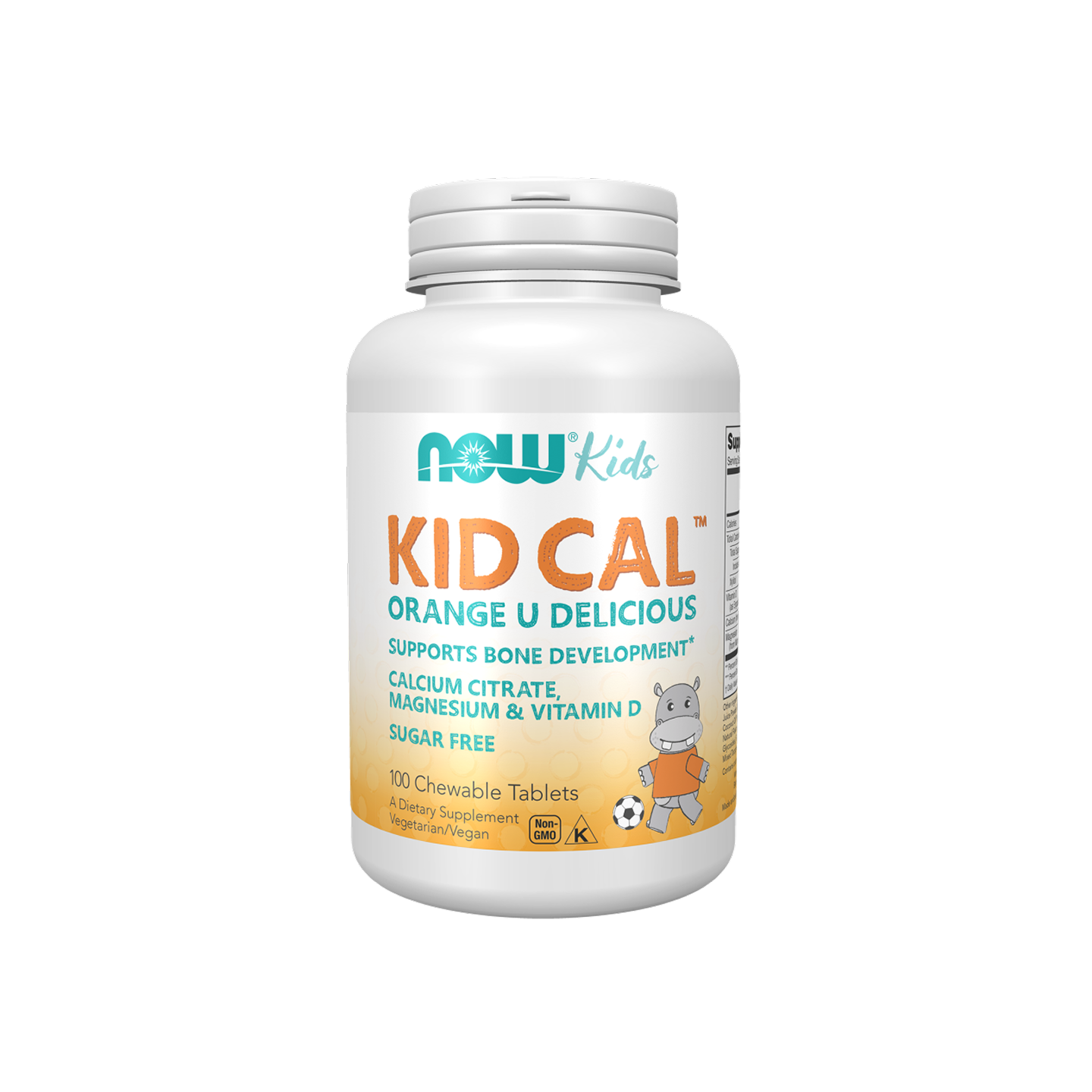 NOW Foods Kid-Cal Chicles 100 unidades